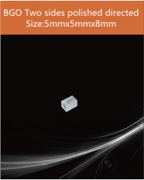 BGO Scintillator, BGO Scintillation Crystal, Bismuth Germanate Scintillation Crystal,5x5x8mm-Y